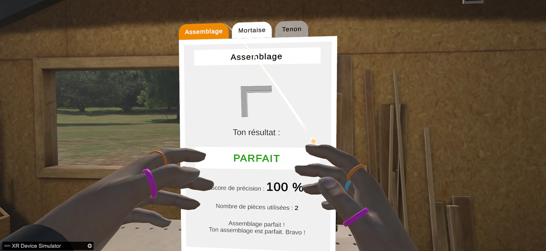 Menuiserie gameplay 4